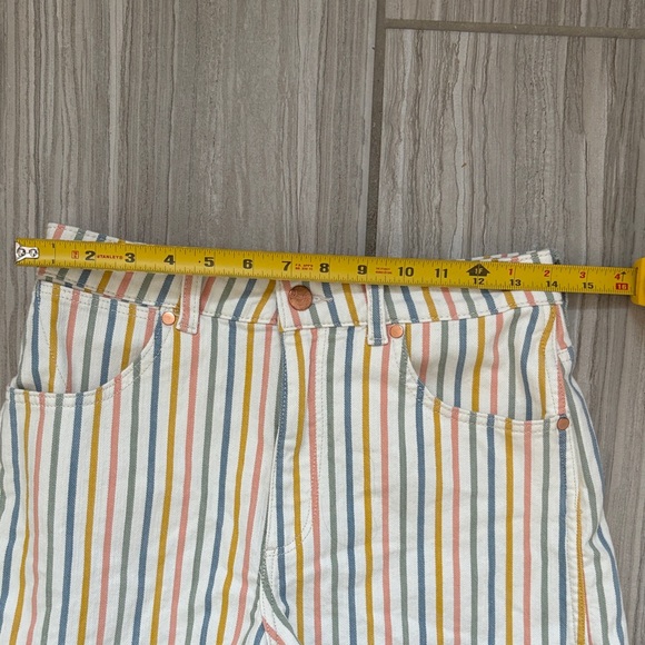 Wrangler Multicolor Striped Jean Shorts - Picture 9 of 10